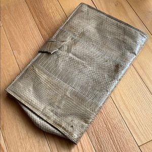 Authentic Snake Akin Clutch Purse